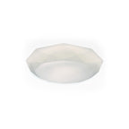 M5113 Diamante Flush Ceiling 21W LED White Acrylic