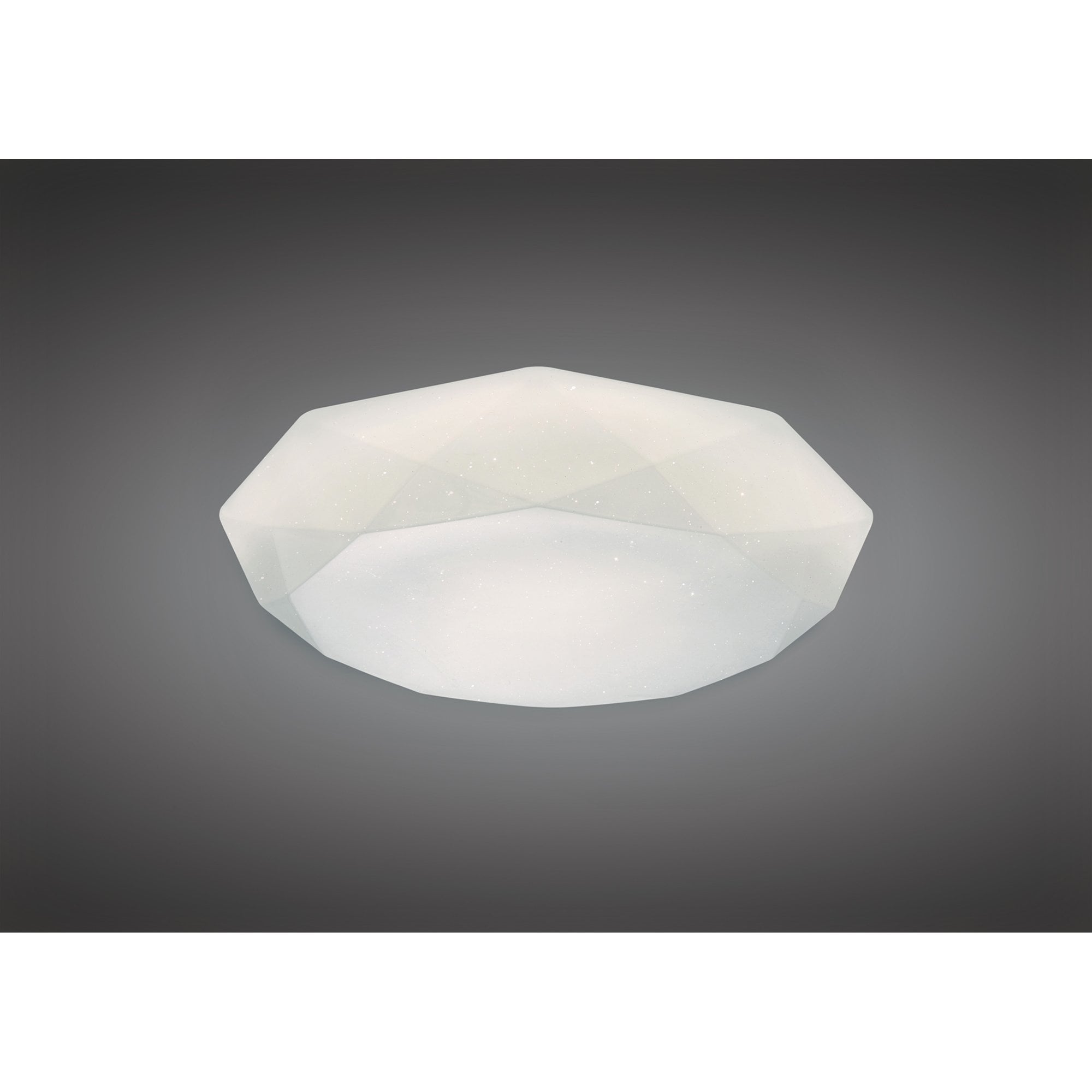 M5113 Diamante Flush Ceiling 21W LED White Acrylic
