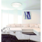 M5113 Diamante Flush Ceiling 21W LED White Acrylic