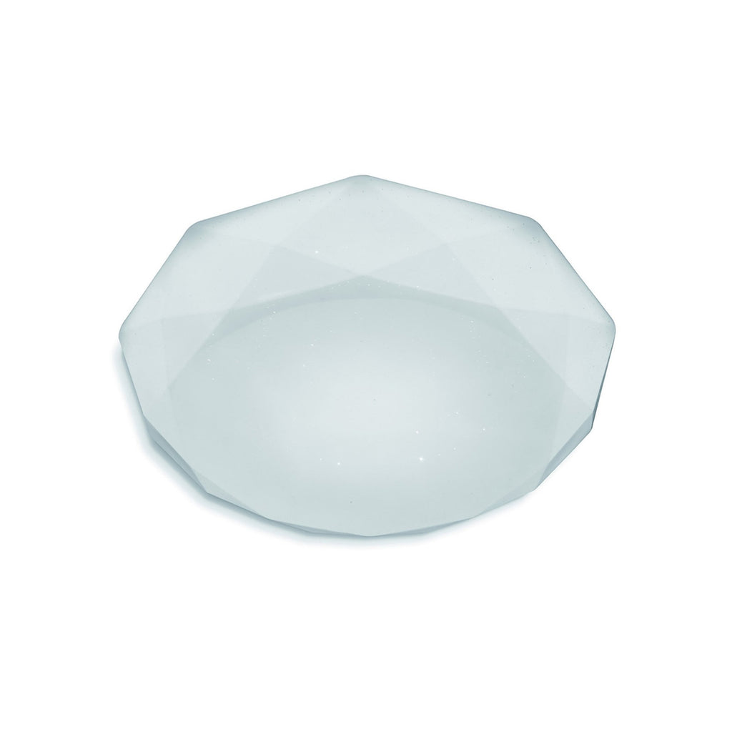 M5113 Diamante Flush Ceiling 21W LED White Acrylic