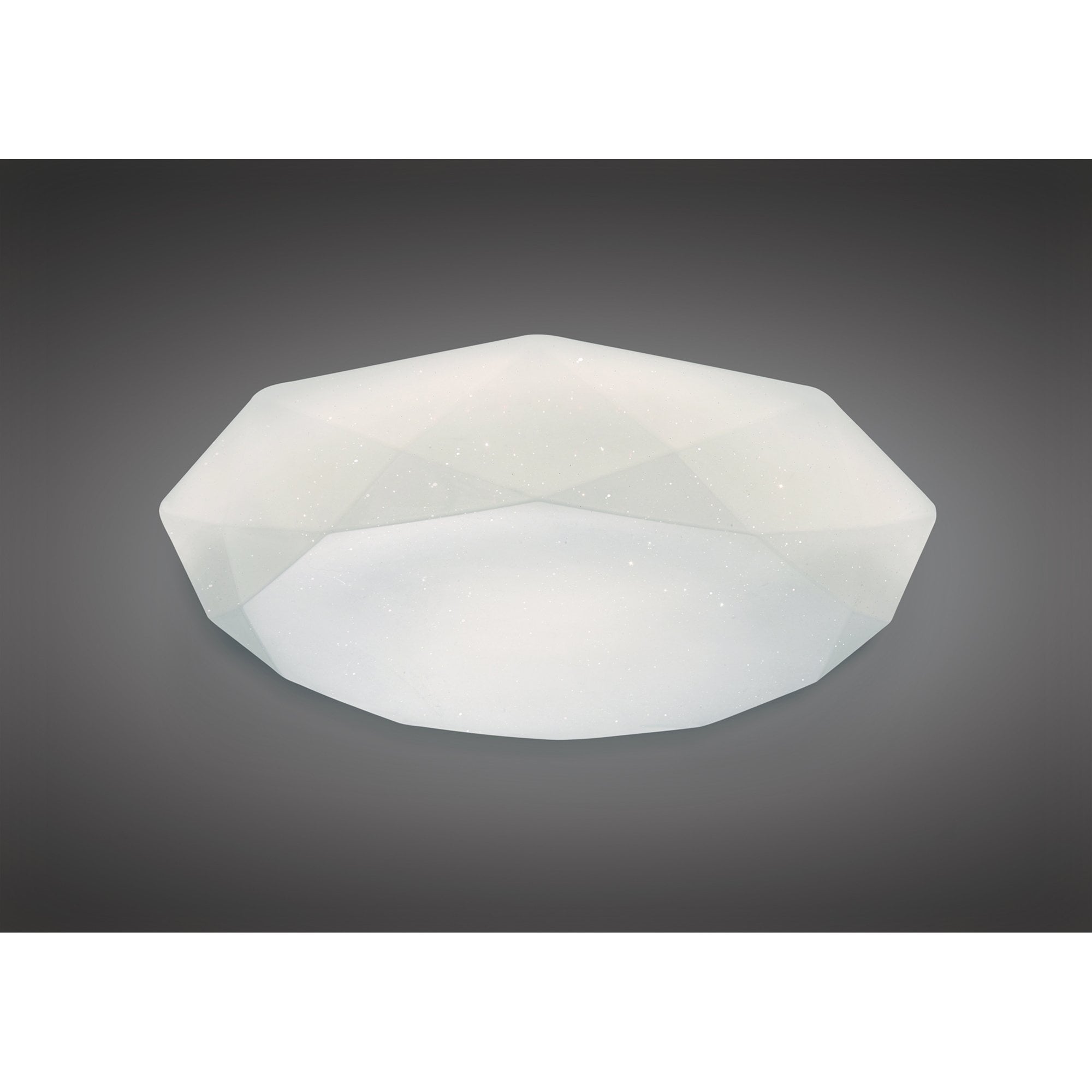M5114 Diamante Flush Ceiling 30W LED White Acrylic