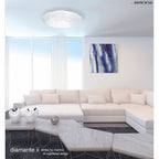 M5114 Diamante Flush Ceiling 30W LED White Acrylic