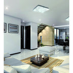 M5114 Diamante Flush Ceiling 30W LED White Acrylic