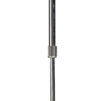 M0388 Duna E27 Rectangular Pendant 2 Arm 6 Light E27 Polished Chrome/White Acrylic