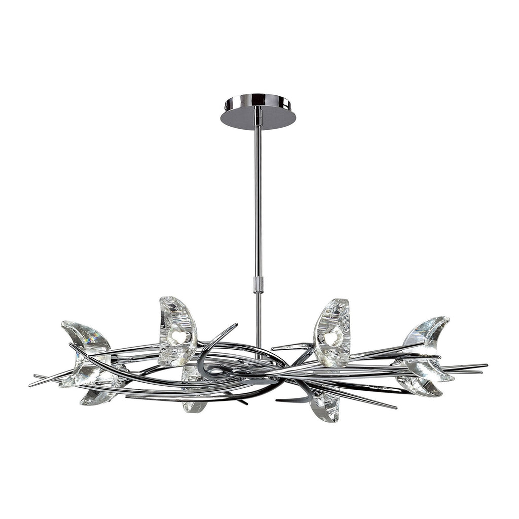 M1450 Eclipse Telescopic 8 Light G9 Polished Chrome