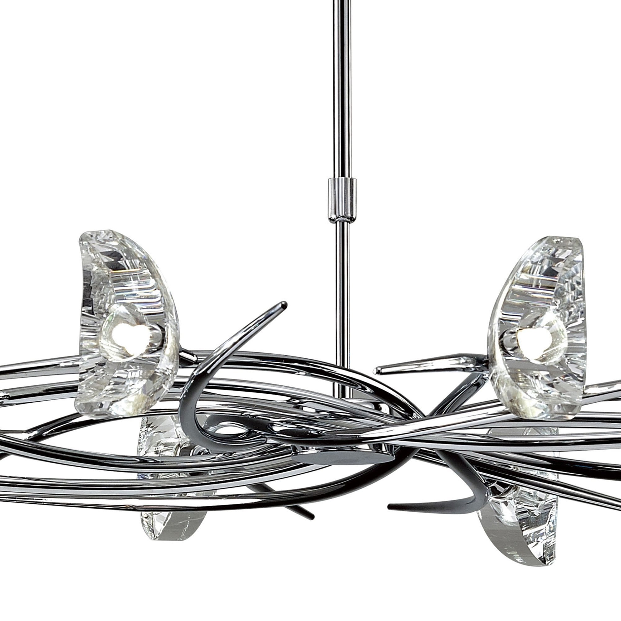 M1450 Eclipse Telescopic 8 Light G9 Polished Chrome