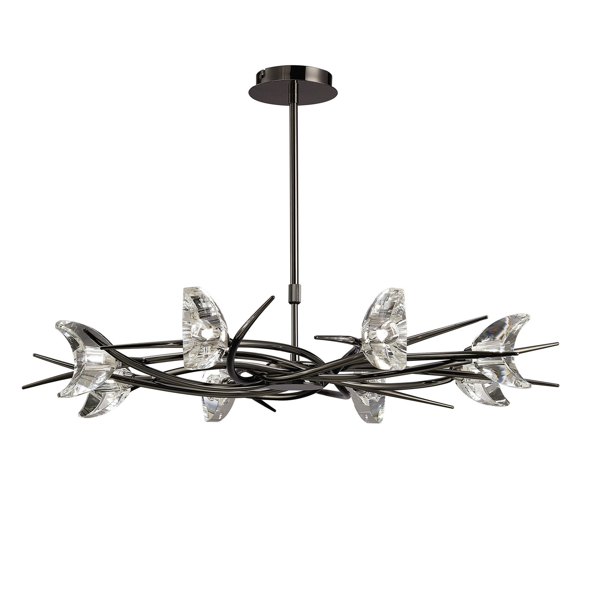 M1450BC Eclipse Telescopic 8 Light G9 Black Chrome