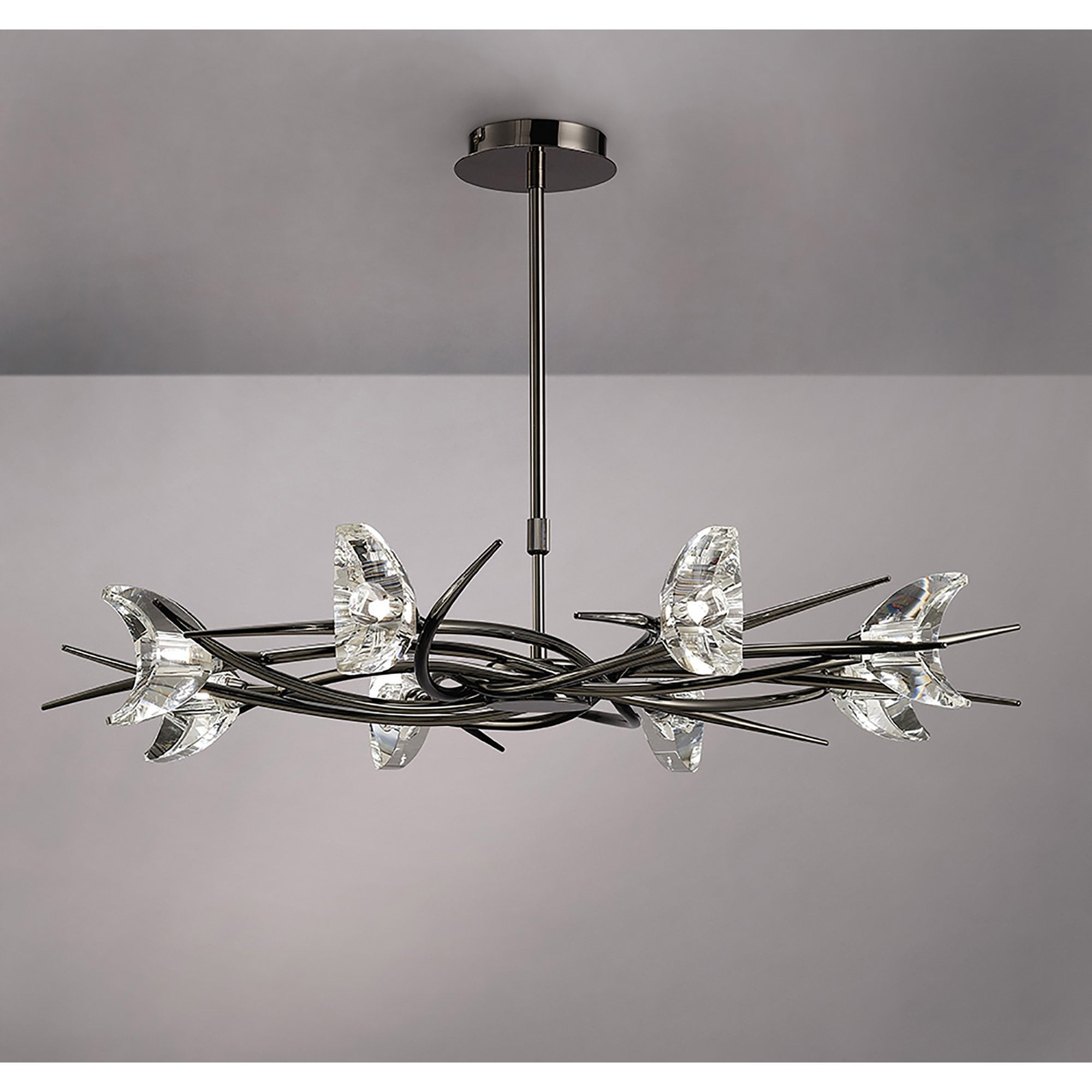 M1450BC Eclipse Telescopic 8 Light G9 Black Chrome
