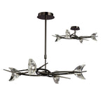 M1453BC Eclipse Telescopic Convertible To Semi Flush 4 Light G9 Black Chrome