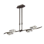 M1456BC Eclipse Linear Telescopic 4 Light G9 Bar Black Chrome