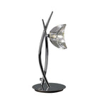 M1459 Eclipse Tall Table Lamp 1 Light G9 Polished Chrome