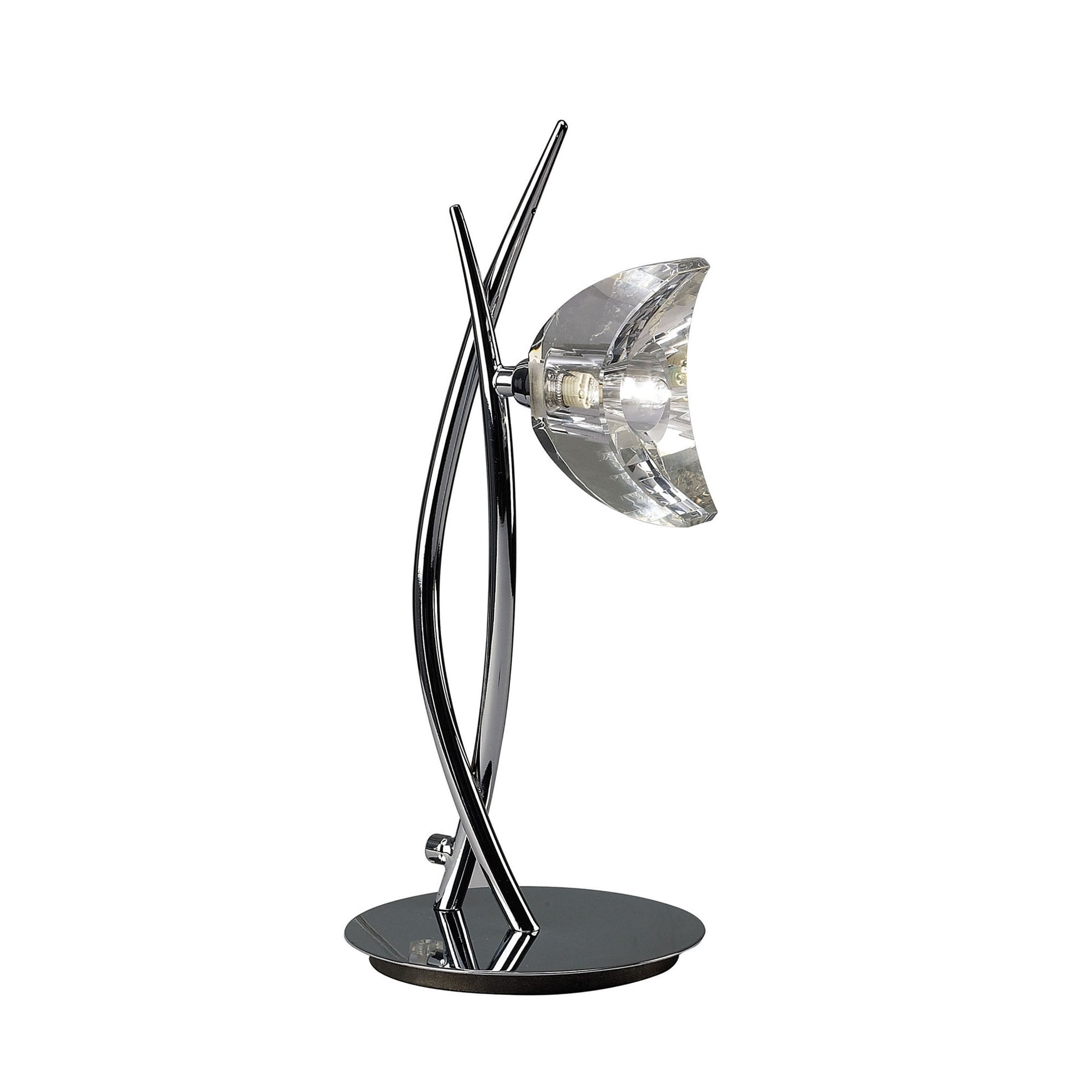 M1459 Eclipse Tall Table Lamp 1 Light G9 Polished Chrome