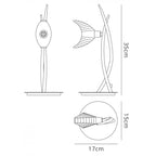 M1459 Eclipse Tall Table Lamp 1 Light G9 Polished Chrome