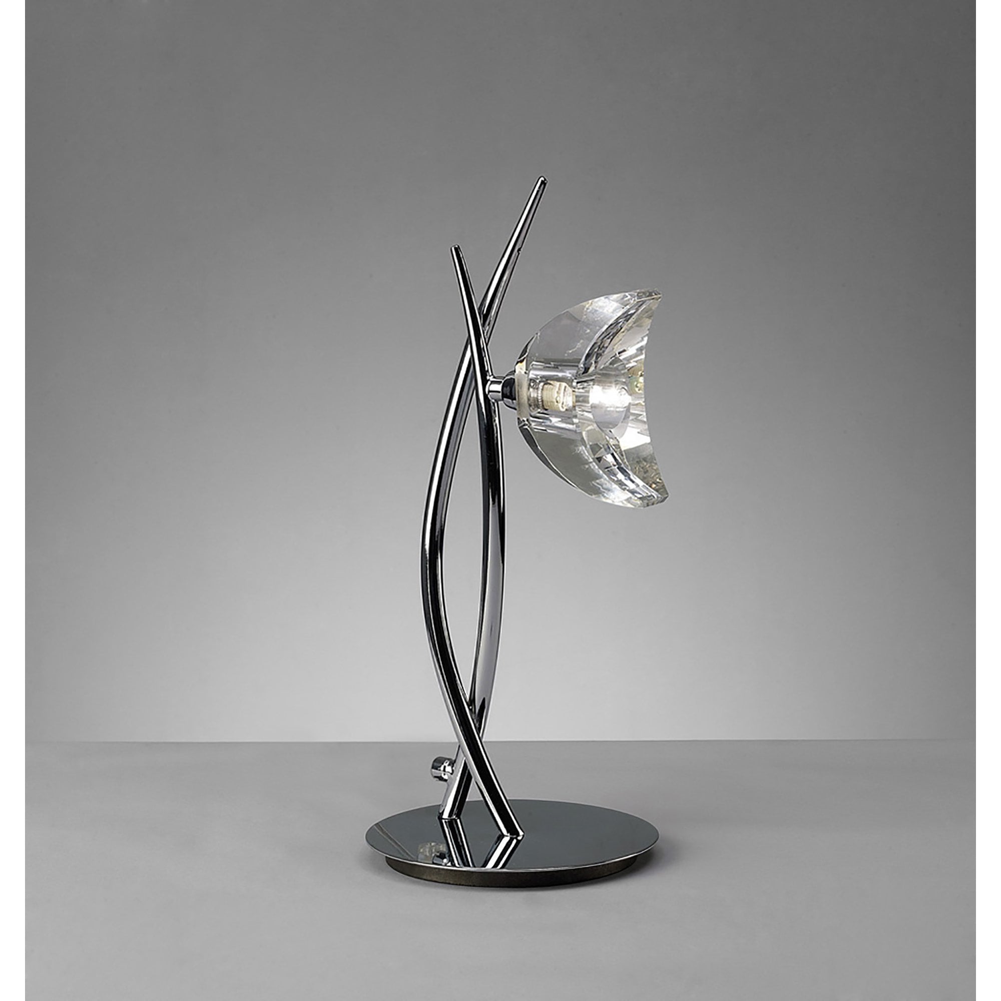 M1459 Eclipse Tall Table Lamp 1 Light G9 Polished Chrome