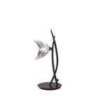 M1459BC Eclipse Tall Table Lamp 1 Light G9 Black Chrome