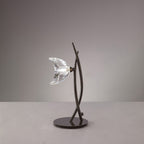 M1459BC Eclipse Tall Table Lamp 1 Light G9 Black Chrome