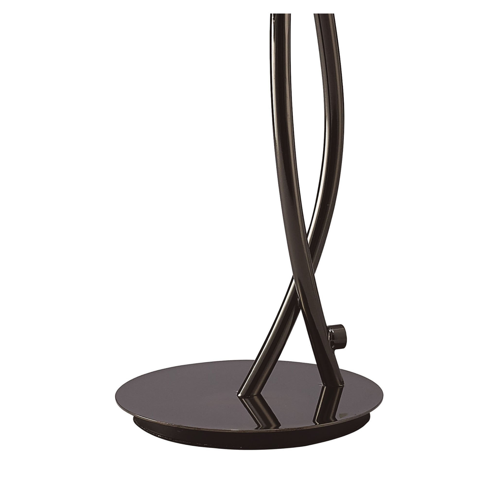 M1459BC Eclipse Tall Table Lamp 1 Light G9 Black Chrome