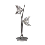 M1460 Eclipse Table Lamp 2 Light G9 Polished Chrome