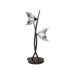 M1460BC Eclipse Table Lamp 2 Light G9 Black Chrome