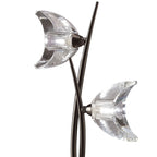 M1460BC Eclipse Table Lamp 2 Light G9 Black Chrome