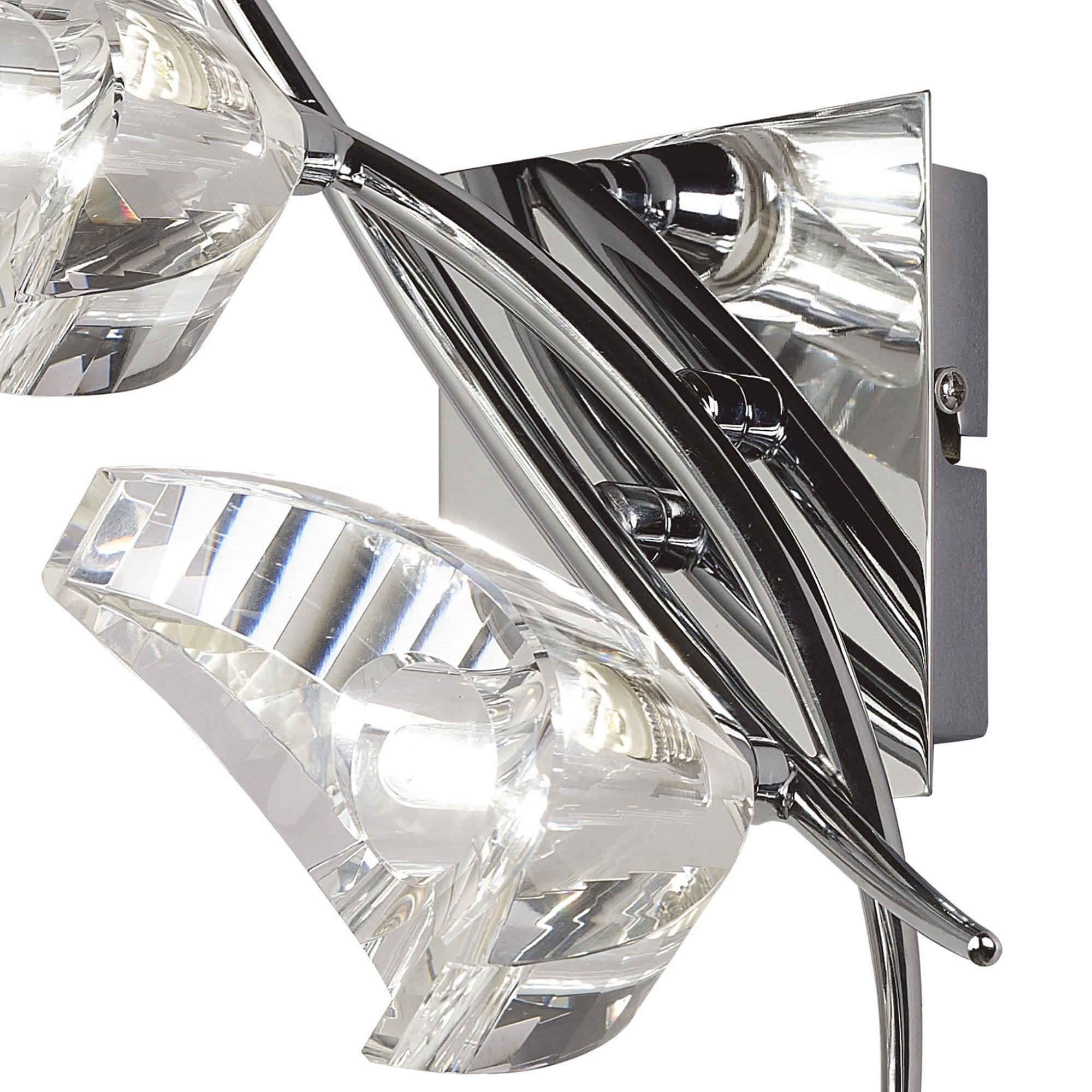 M1462/S Eclipse Wall Lamp Switched 2 Light G9 Polished Chrome
