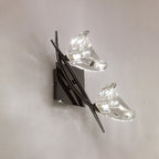 M1462BC/S Eclipse Wall Lamp Switched 2 Light G9 Black Chrome