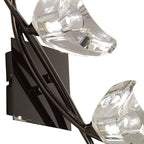 M1462BC Eclipse Wall Lamp 2 Light G9 Black Chrome