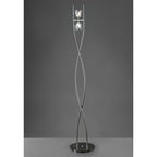 M1463 Eclipse Floor Lamp 2 Light G9 Polished Chrome