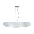 M1880 Eos Outdoor Rectangular Pendant 6 Light E27 Matt White/Opal White