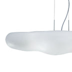 M1880 Eos Outdoor Rectangular Pendant 6 Light E27 Matt White/Opal White