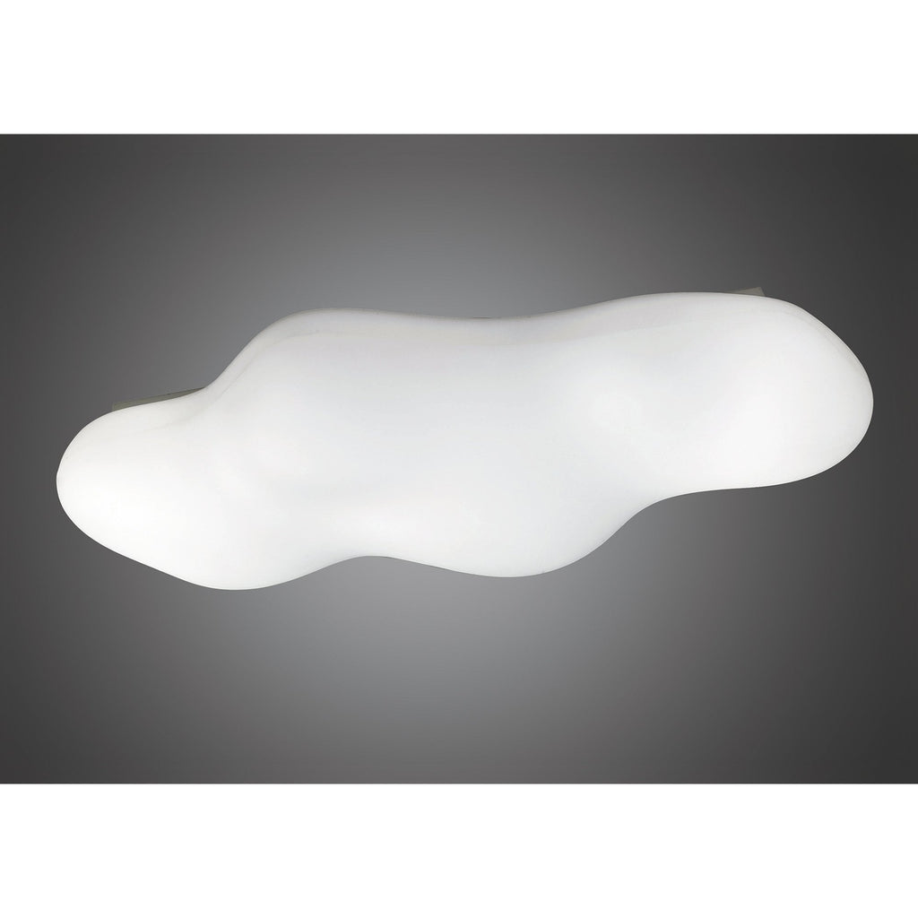 M1881 Eos Ceiling 6 Light E27 Outdoor Opal White