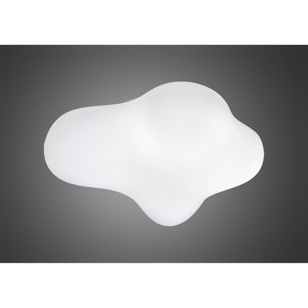 M1882 Eos Ceiling 4 Light E27 Outdoor Opal White