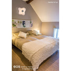 M1883 Eos Outdoor Pendant 4 Light E27 Matt White/Opal White