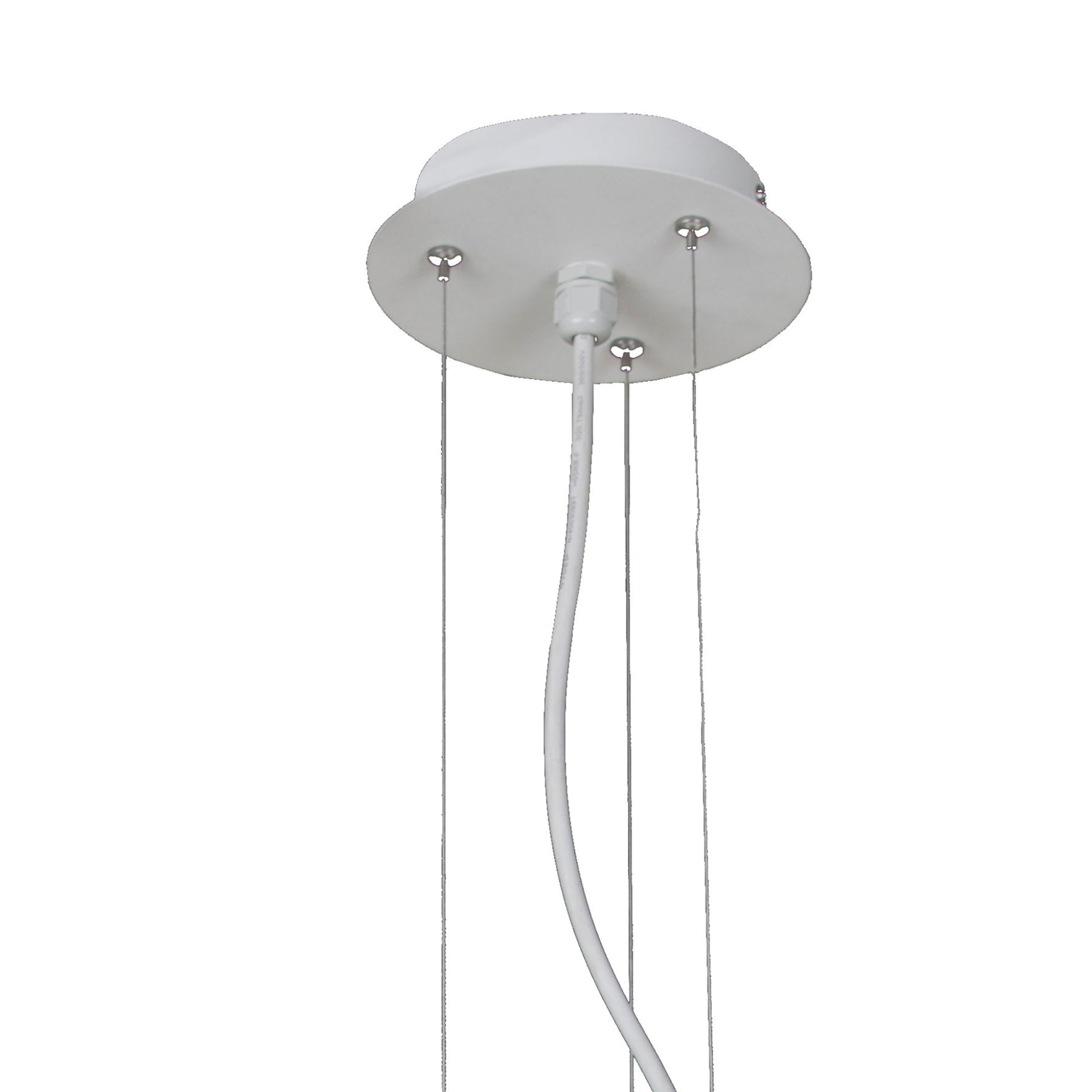 M1883 Eos Outdoor Pendant 4 Light E27 Matt White/Opal White