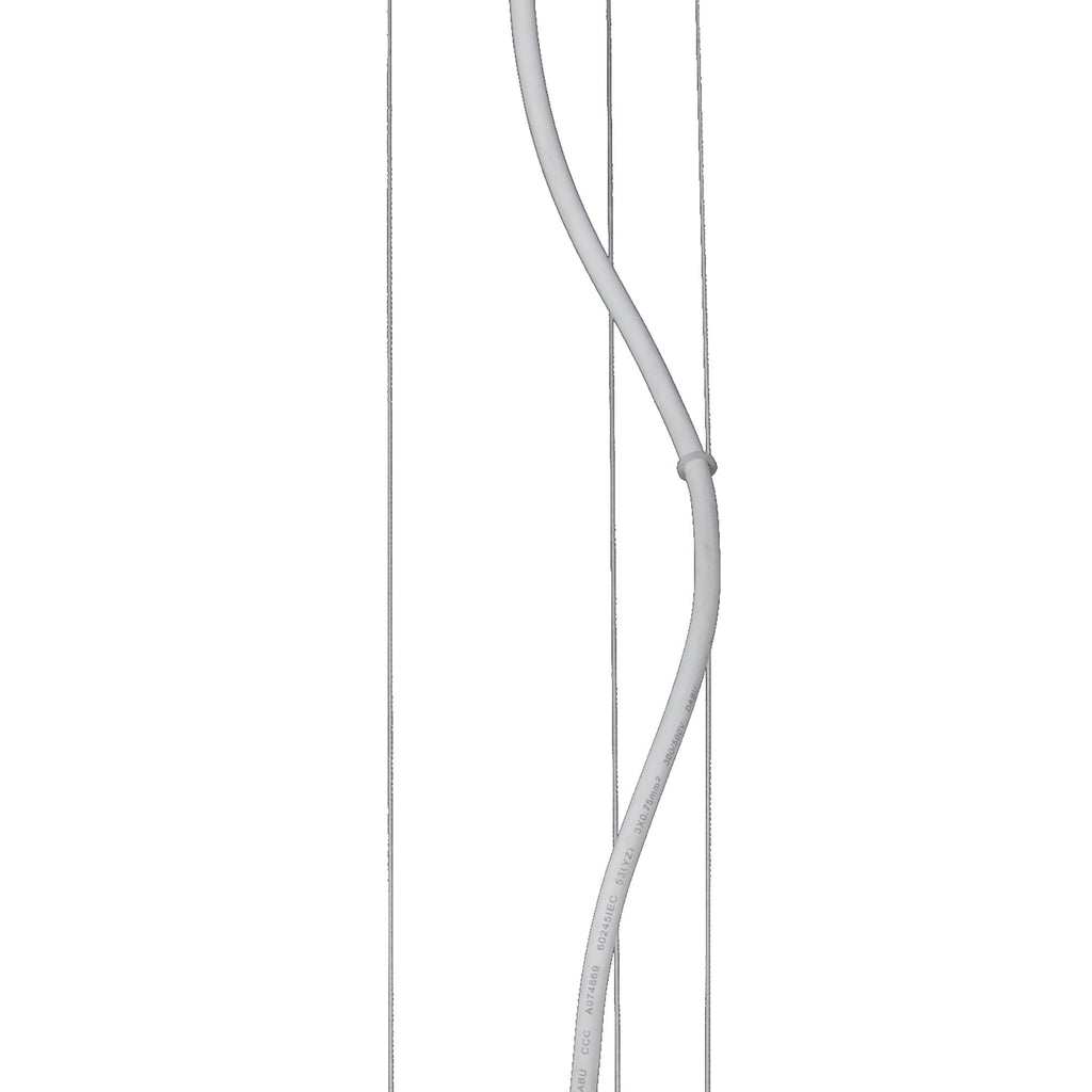 M1883 Eos Outdoor Pendant 4 Light E27 Matt White/Opal White