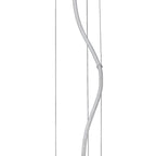 M1883 Eos Outdoor Pendant 4 Light E27 Matt White/Opal White