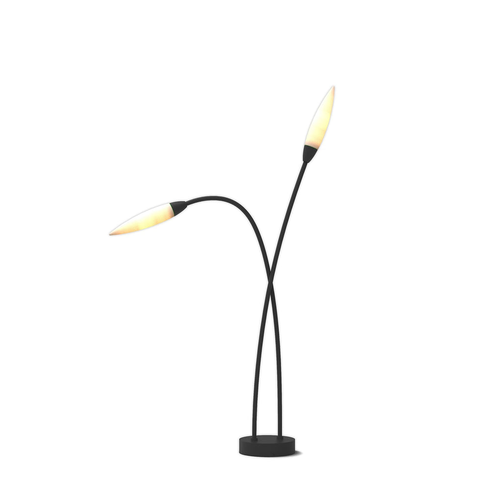 M6545 Espiga Outdoor Multi-Head Post Lamp 2 Light Anthracite