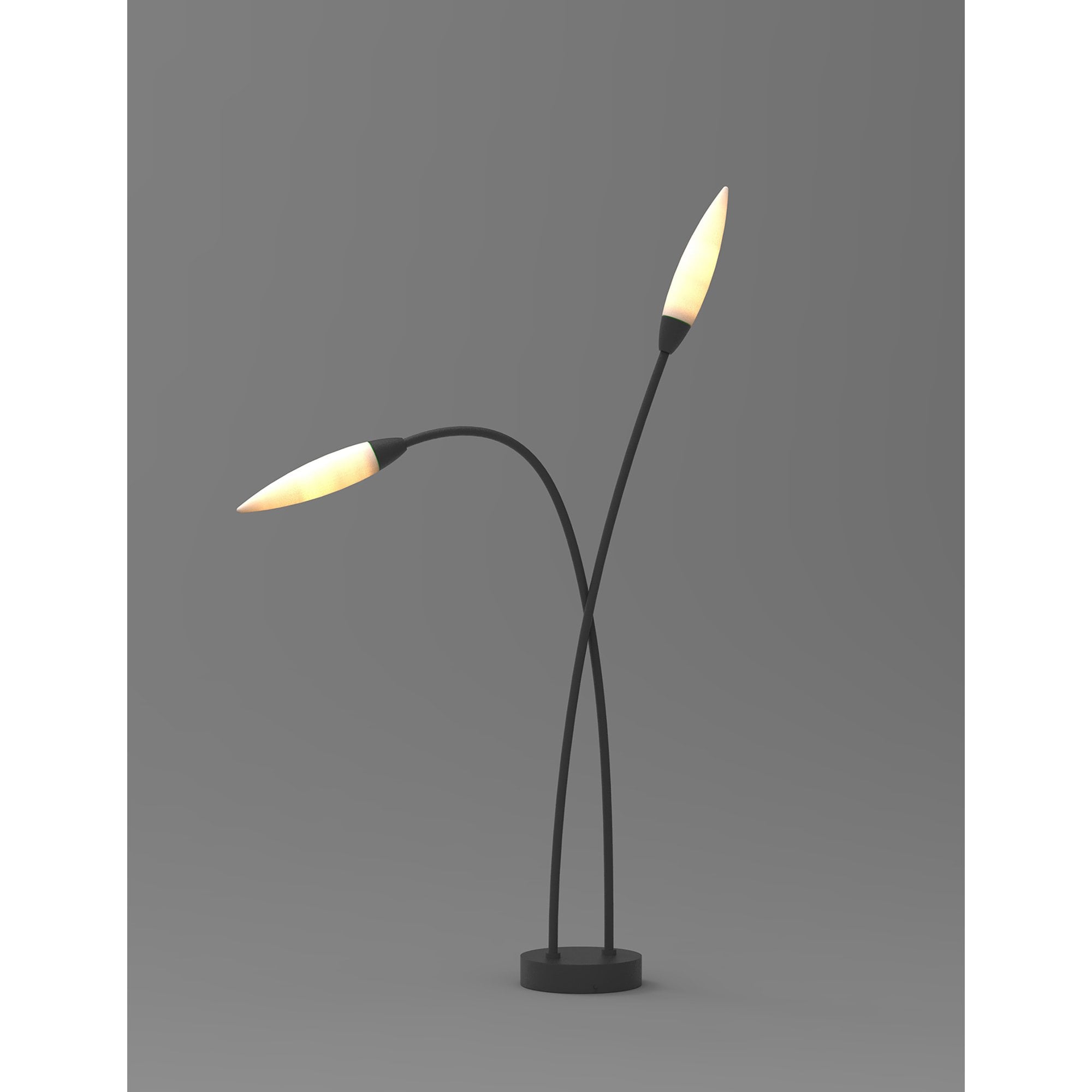 M6545 Espiga Outdoor Multi-Head Post Lamp 2 Light Anthracite