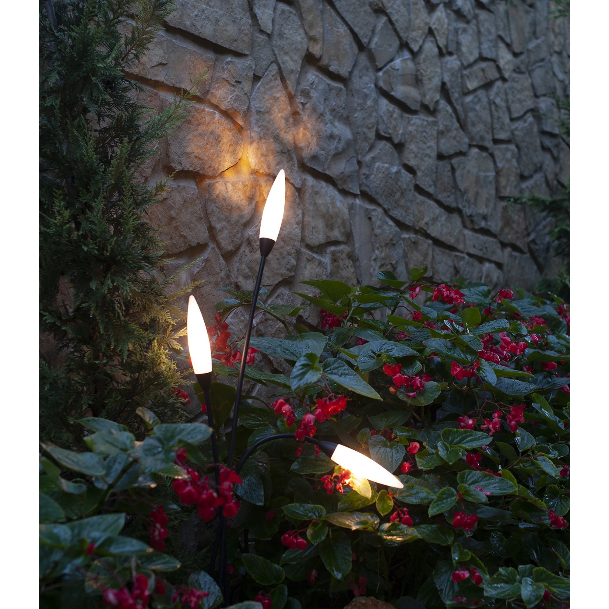 M6545 Espiga Outdoor Multi-Head Post Lamp 2 Light Anthracite