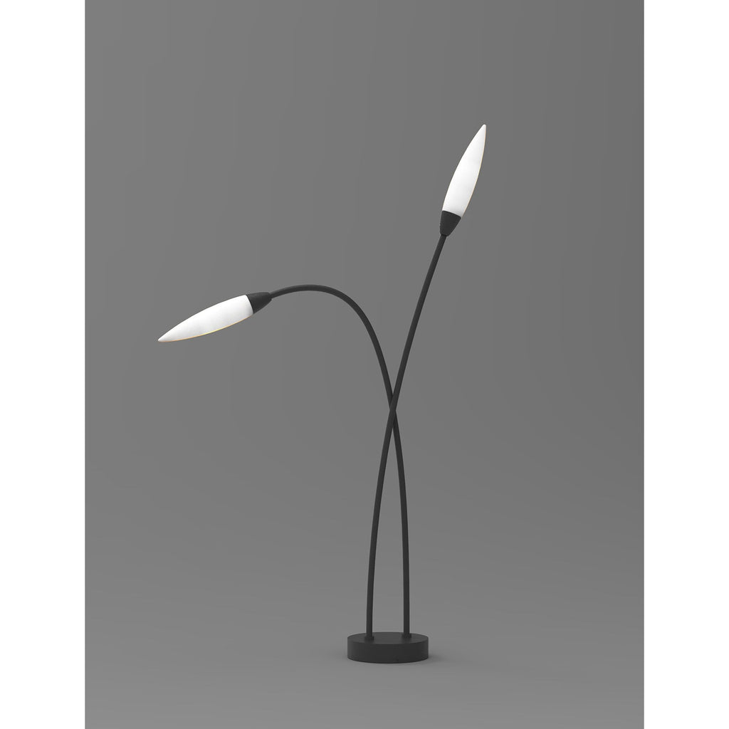 M6545 Espiga Outdoor Multi-Head Post Lamp 2 Light Anthracite