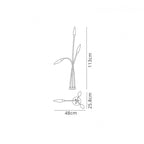 M6546 Espiga Outdoor Multi-Head Post Lamp 3 Light Anthracite