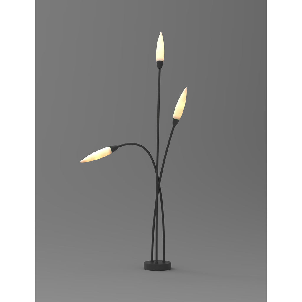 M6546 Espiga Outdoor Multi-Head Post Lamp 3 Light Anthracite