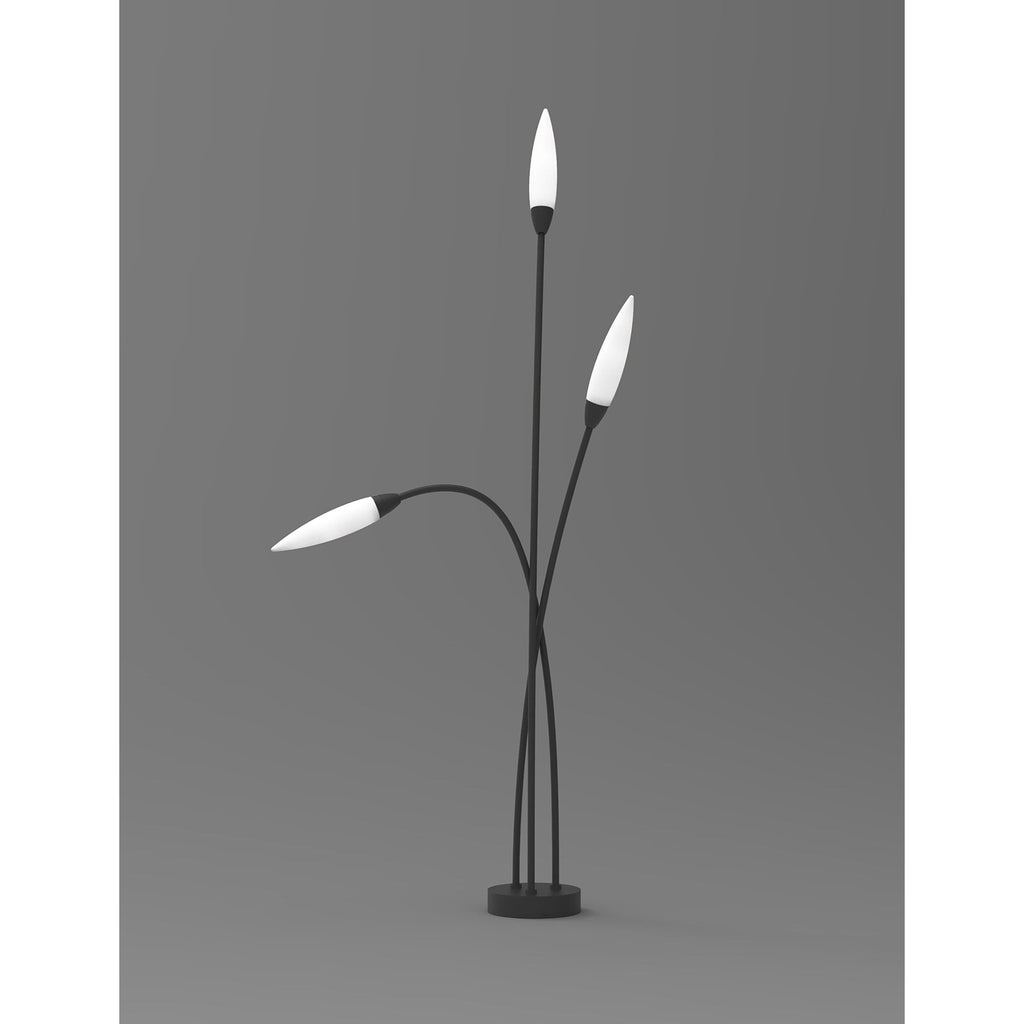 M6546 Espiga Outdoor Multi-Head Post Lamp 3 Light Anthracite