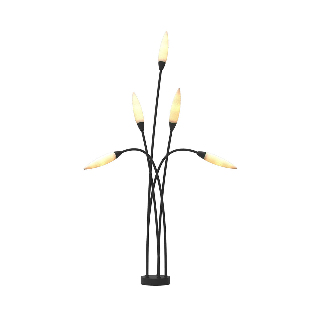 M6547 Espiga Outdoor Multi-Head Post Lamp 5 Light Anthracite