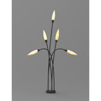 M6547 Espiga Outdoor Multi-Head Post Lamp 5 Light Anthracite