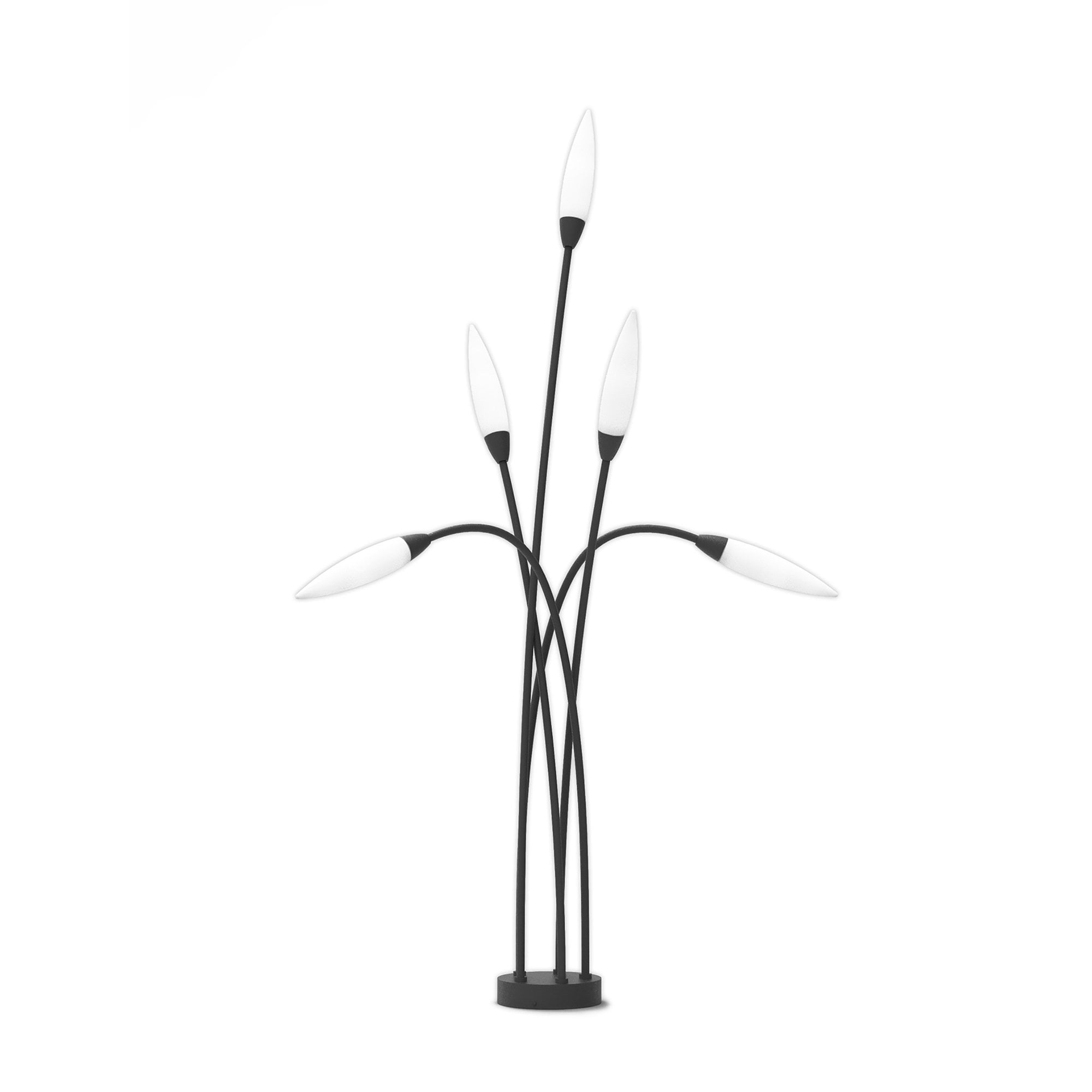 M6547 Espiga Outdoor Multi-Head Post Lamp 5 Light Anthracite