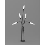 M6547 Espiga Outdoor Multi-Head Post Lamp 5 Light Anthracite