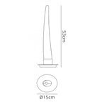M1680 Estalacta Table Lamp 1 Light Indoor Silver/Opal White