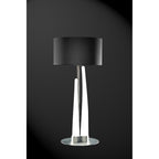 M1683 Estalacta Table Lamp 3 Light GU10 Indoor Silver/Opal White Black Shade