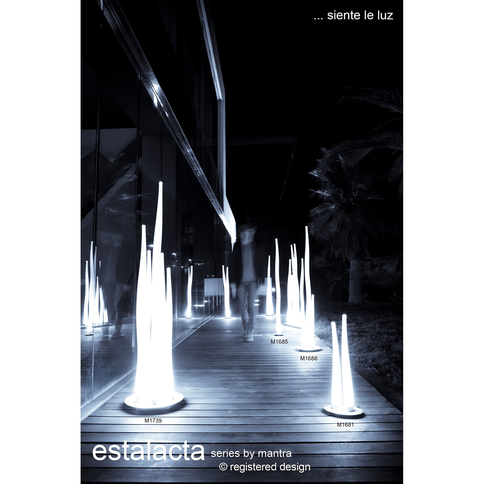 M1692 Estalacta Ceiling Lamp 1 Light GU10 Indoor Silver/Opal White